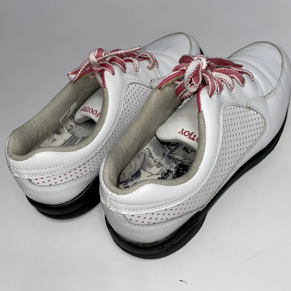 FootJoy Women's eComfort Extra Comfort Golf Shoes White Pink 98629 Size 8 M